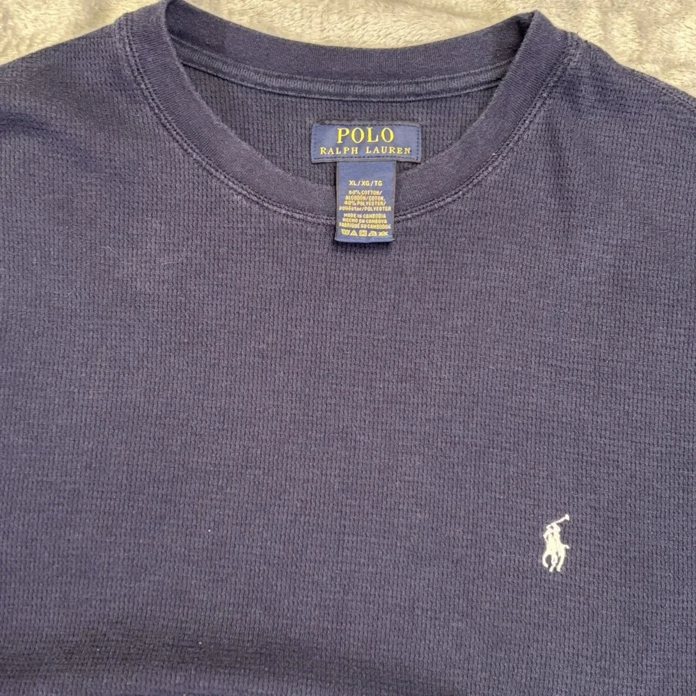 Polo Ralph Lauren Thermal Shirt Mens XLarge Long Sleeve Pullover Crewneck Casual
